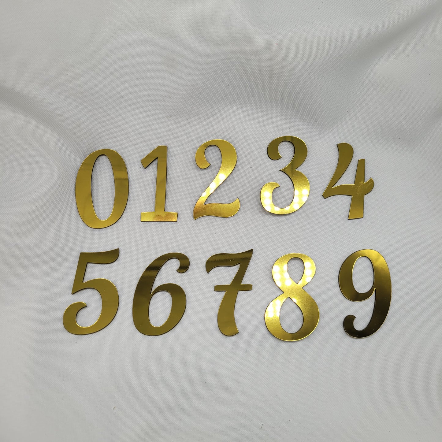 Zahlen gold 6.5 cm hoch