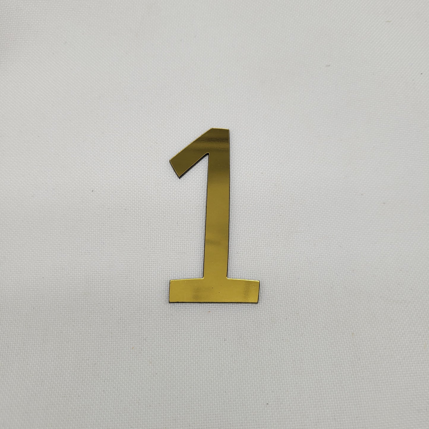 Zahlen gold 6.5 cm hoch