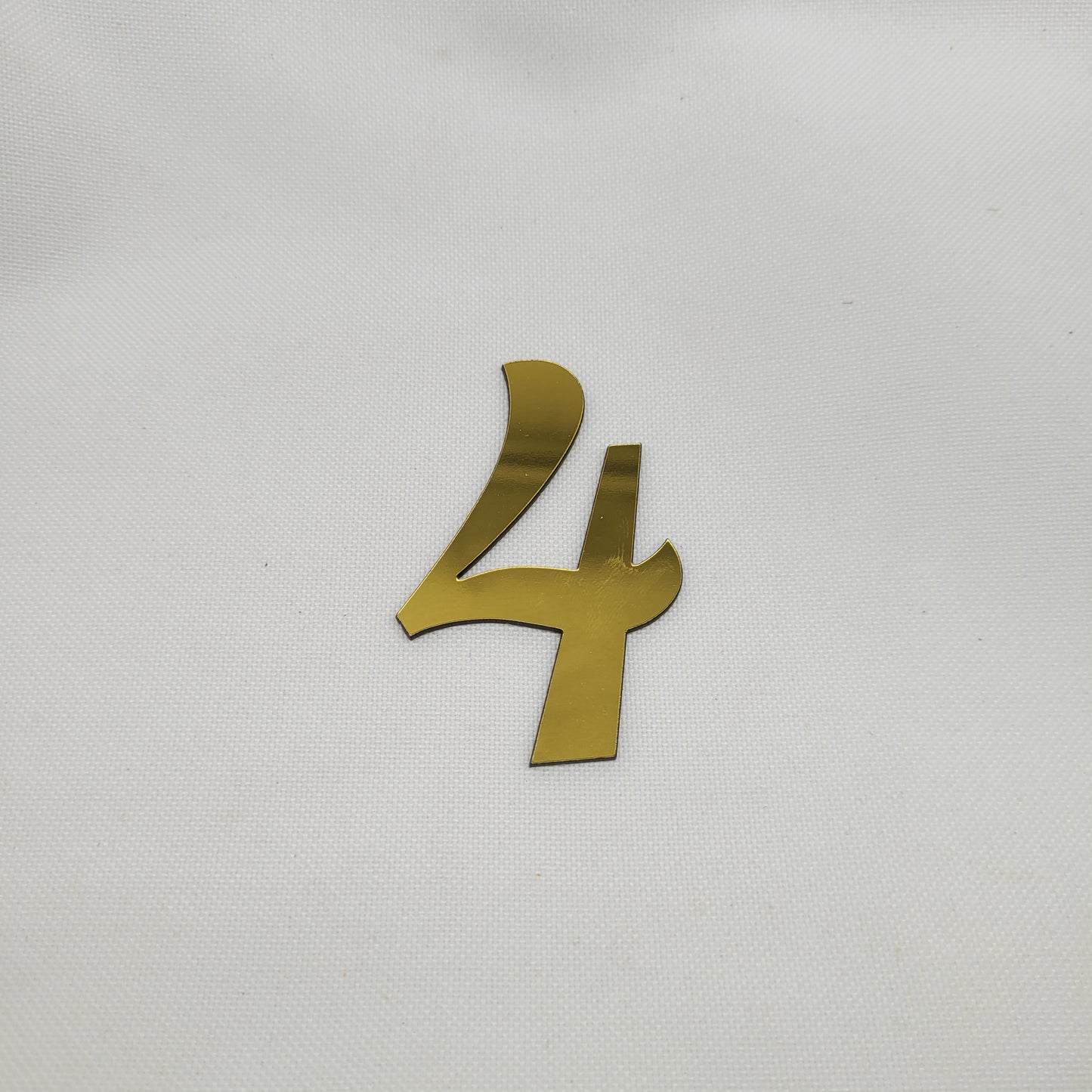 Zahlen gold 6.5 cm hoch