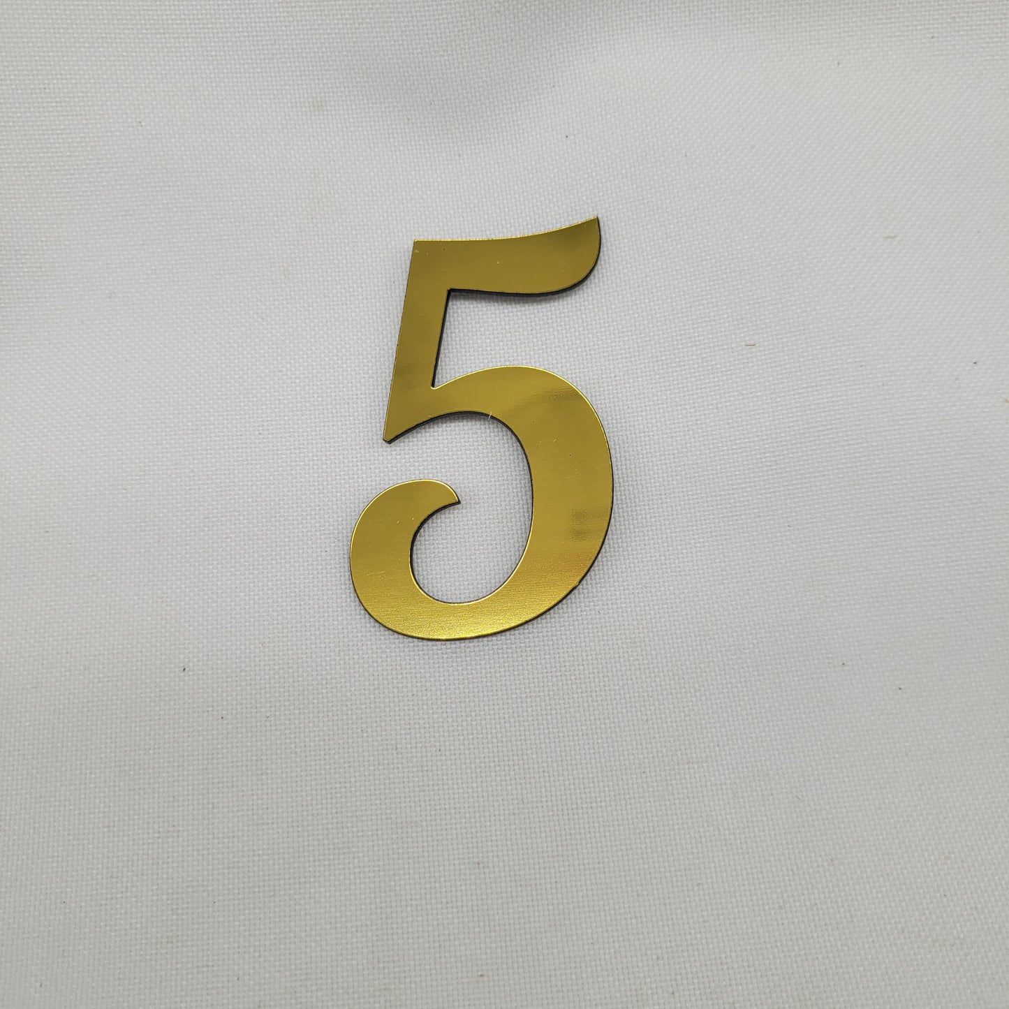 Zahlen gold 6.5 cm hoch
