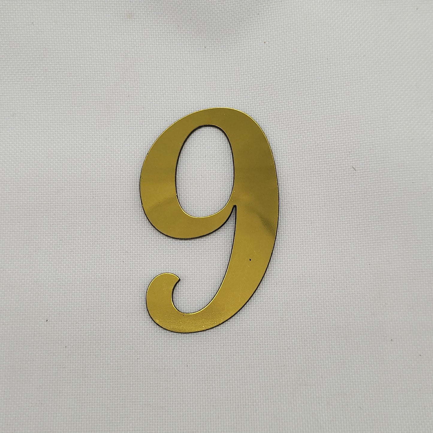 Zahlen gold 6.5 cm hoch