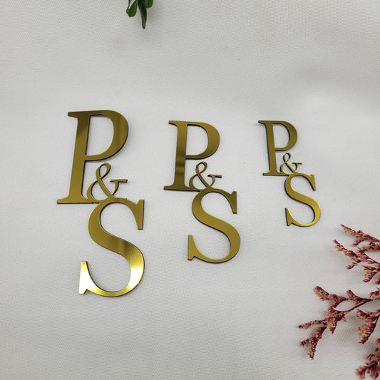 Buchstaben Hochzeit gold viele Größen