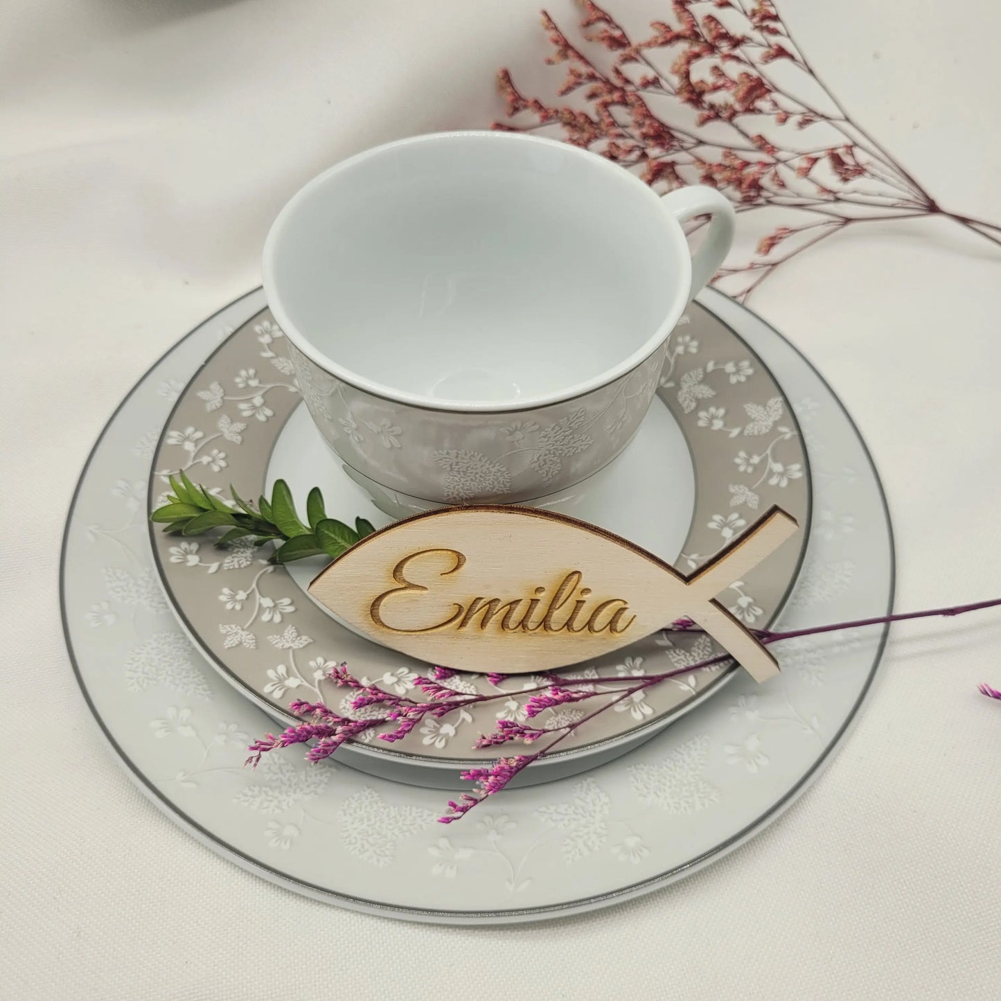 Platzkarte Fisch - Funny Bake