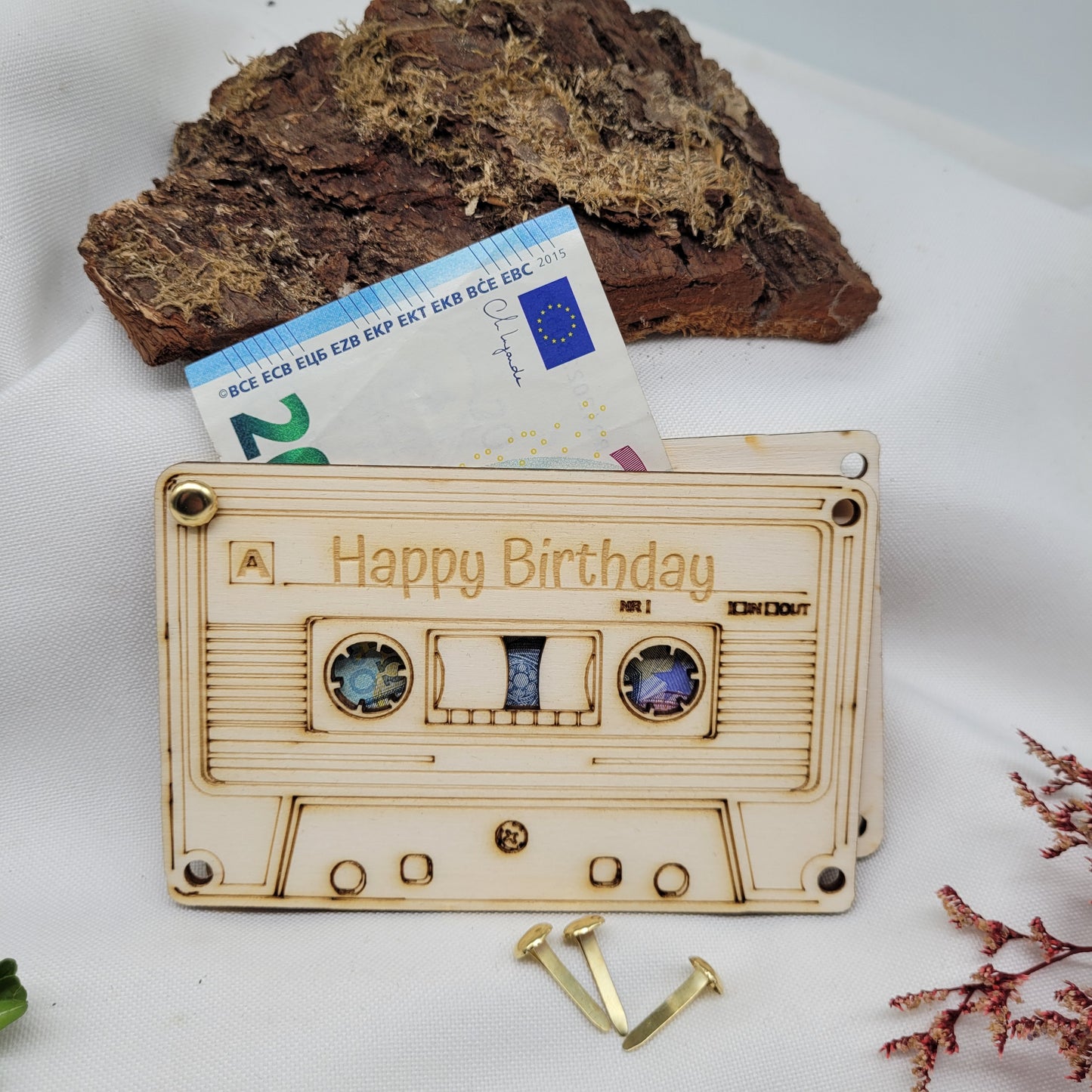 Geldkarte Happy Birthday - Musikkasette