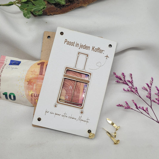 Geldkarte Koffer - Funny Bake