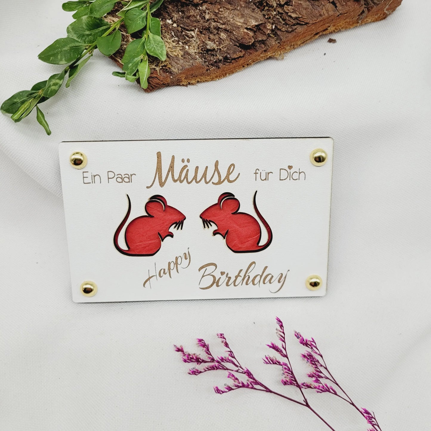 Geldkarte "Ein Paar Mäuse" für Dich - Funny Bake