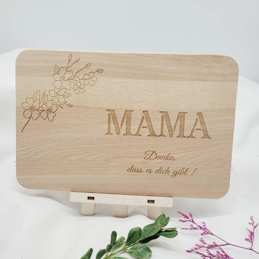 Frühstücksbrett MAMA - Funny Bake