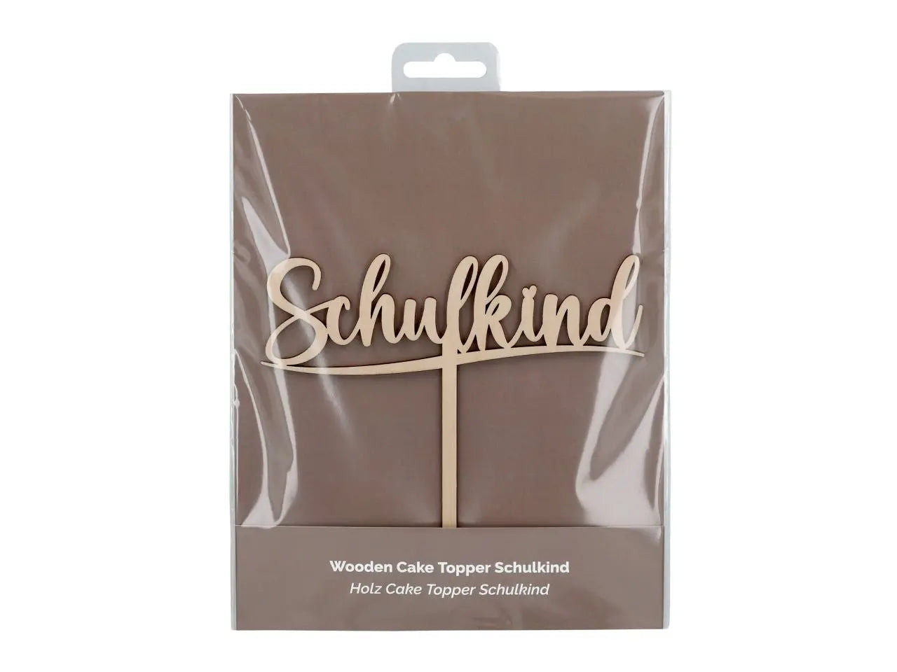 Topper aus Holz "Schulkind" - Funny Bake
