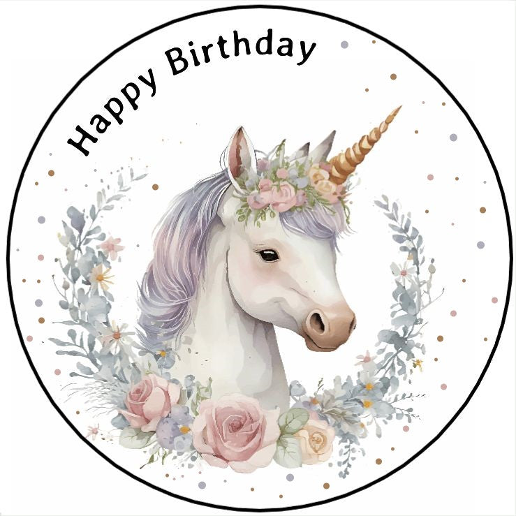 Tortenaufleger Einhorn Version 3
