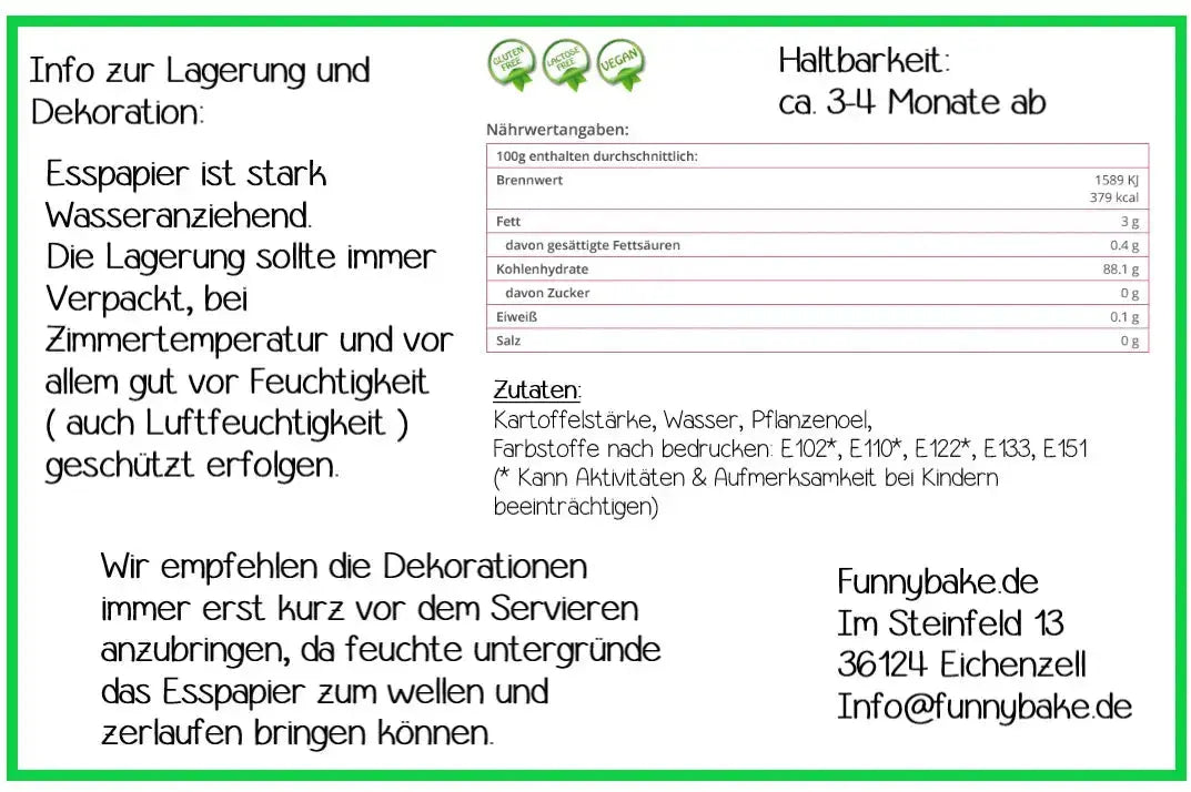 Muffinaufleger Happy Birthday moderne Art 24 Stück Funny Bake