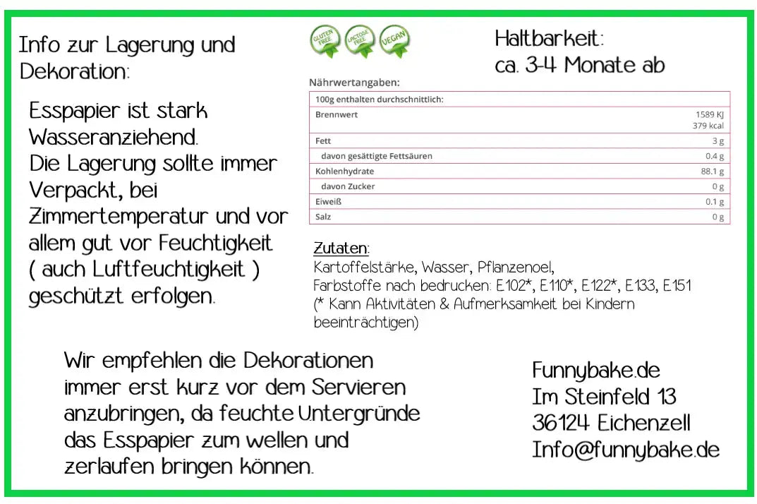 Tortenaufleger Grinch - 2 Größen erhältlich Funny Bake