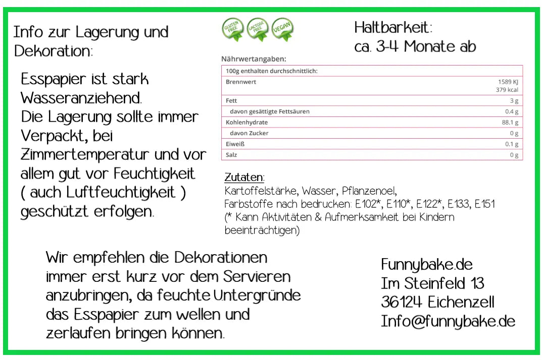 Kommunion Tortenaufleger+12x Muffin - Funny Bake