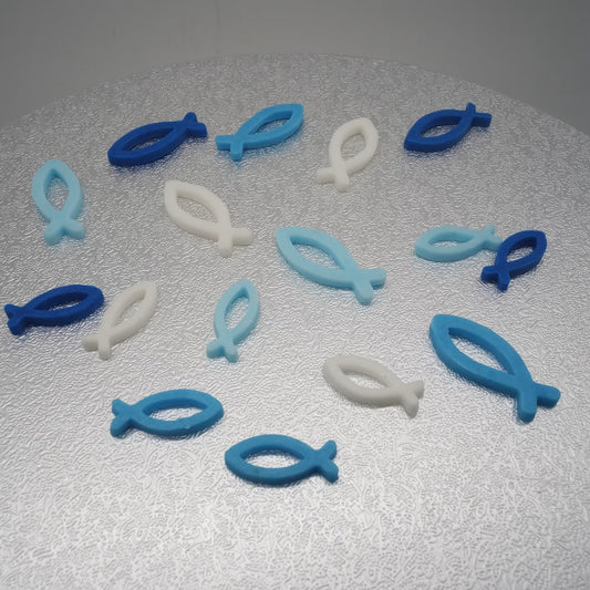 12x kleine Fische in 2 Größen