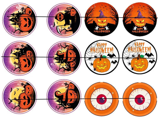 Muffinaufleger Halloween - gemischt - Funny Bake