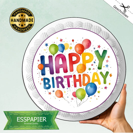 Tortenaufleger Happy Birthday - Funny Bake