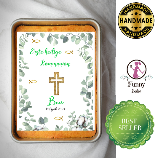 Tortenaufleger "Erste heilige Kommunion"