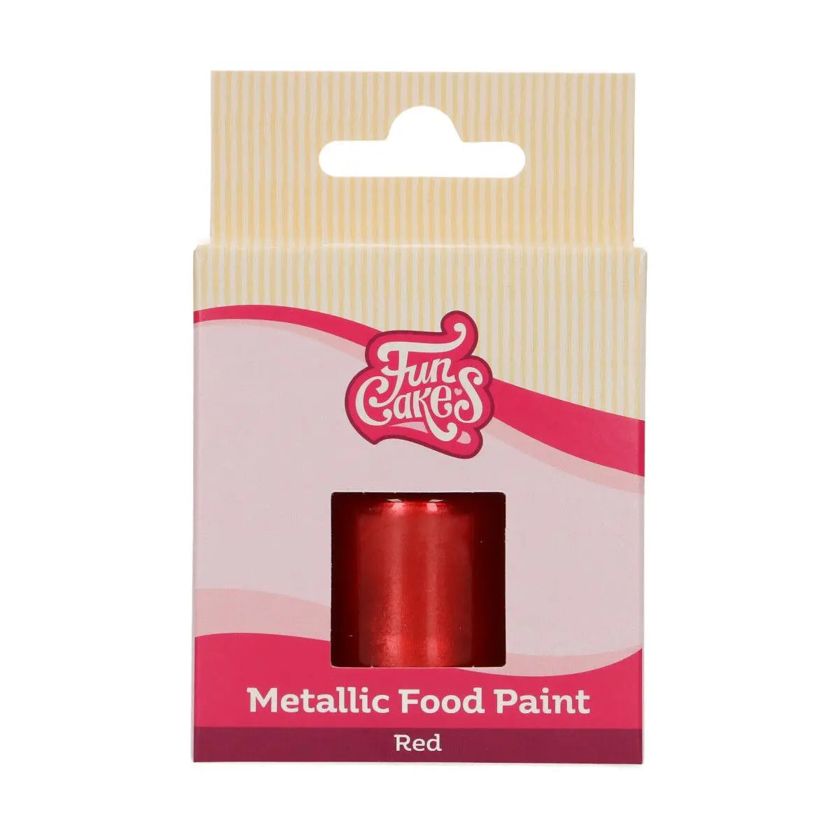 Lebenmittelfarbe metallic rot Funcakes 30ml - Funny Bake