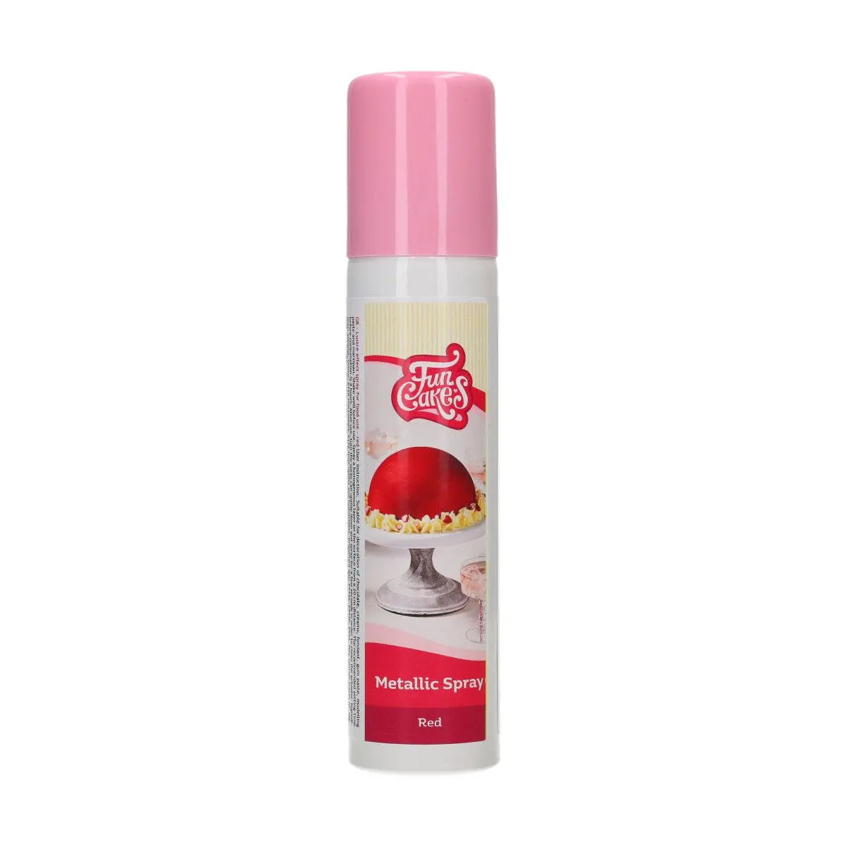 Metallic-Spray rot | Funcakes 100ml - Funny Bake