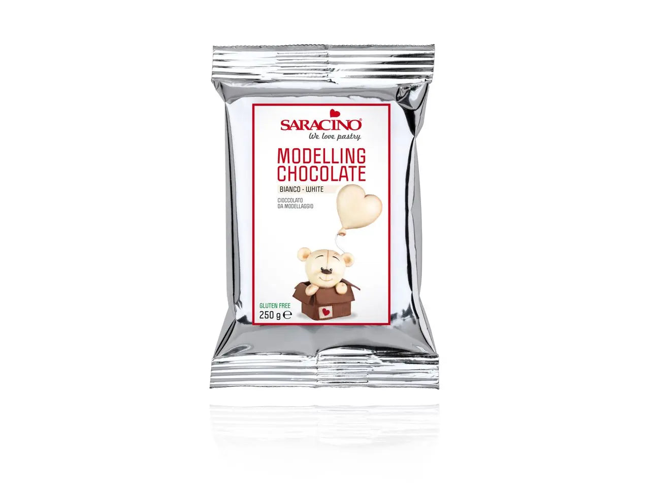 Saracino Modellier-Schokolade weiß 250g - Funny Bake