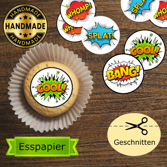 Muffin Aufleger Comic Reaktionen