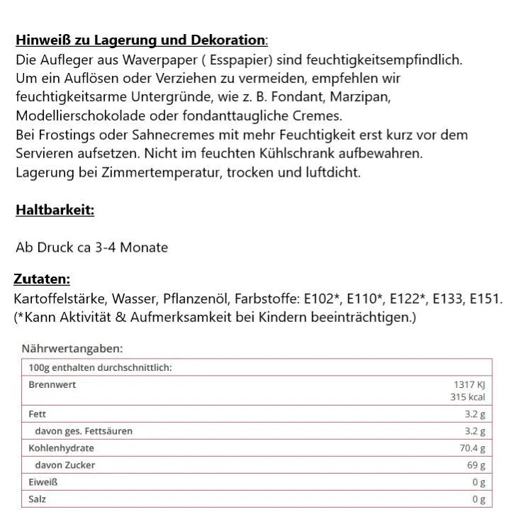 Tortenaufleger -Meine Kommunion- - Funny Bake