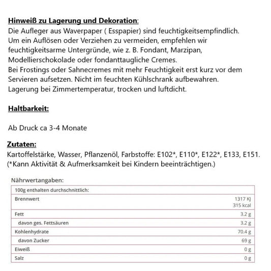 Tortenaufleger -Meine Kommunion- - Funny Bake