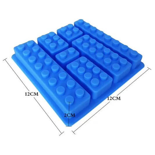 Legosteine unterschiedliche Größen Silikonform - Funny Bake
