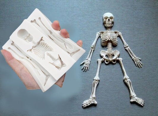 Silikonform  Skelett