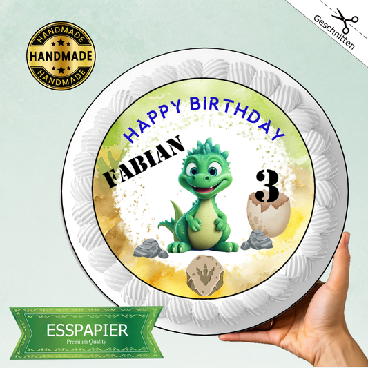 Tortenaufleger Dino 3