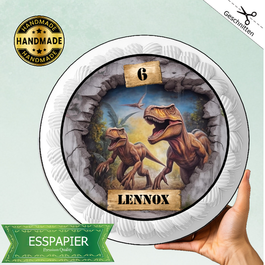 Tortenaufleger Dinosaurier