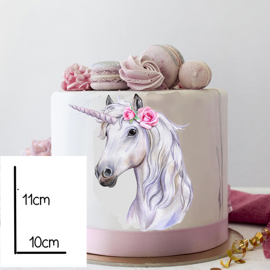 Tortenaufleger  Einhorn Kopf