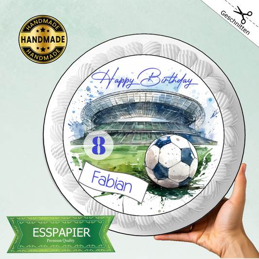 Tortenaufleger Fußball Stadion 1