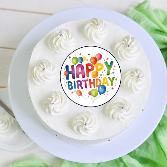 Tortenaufleger Happy Birthday