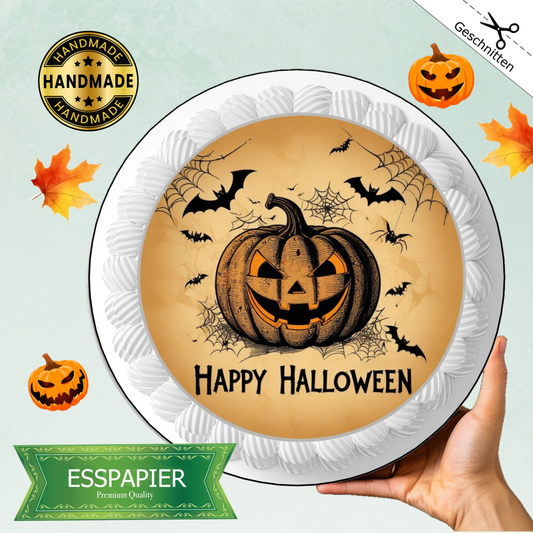 Tortenaufleger Halloween Kürbis