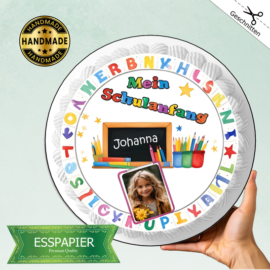 Tortenaufleger Meine Einschulung