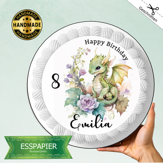 Tortenaufleger Drache - Version 2 -