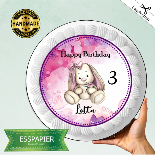 Tortenaufleger Stoffhase -Langohr-