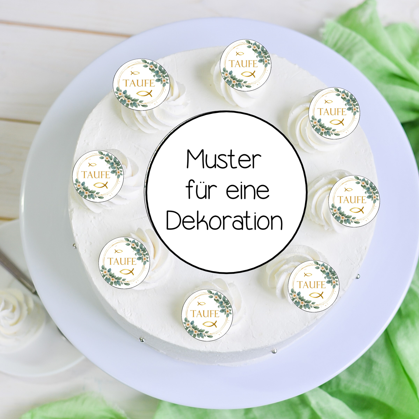 Muffinaufleger Taufe 24St.
