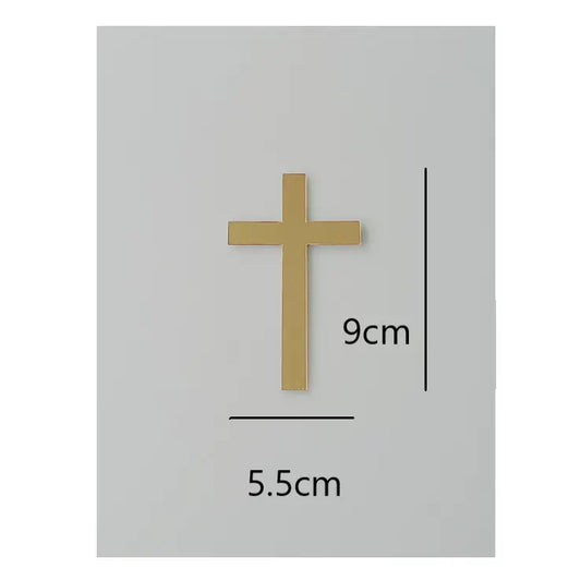Tortenstecker Kreuz gold , klein - Funny Bake