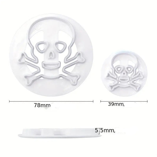 Ausstecher Totenkopf Pirat 2-teilig - Funny Bake