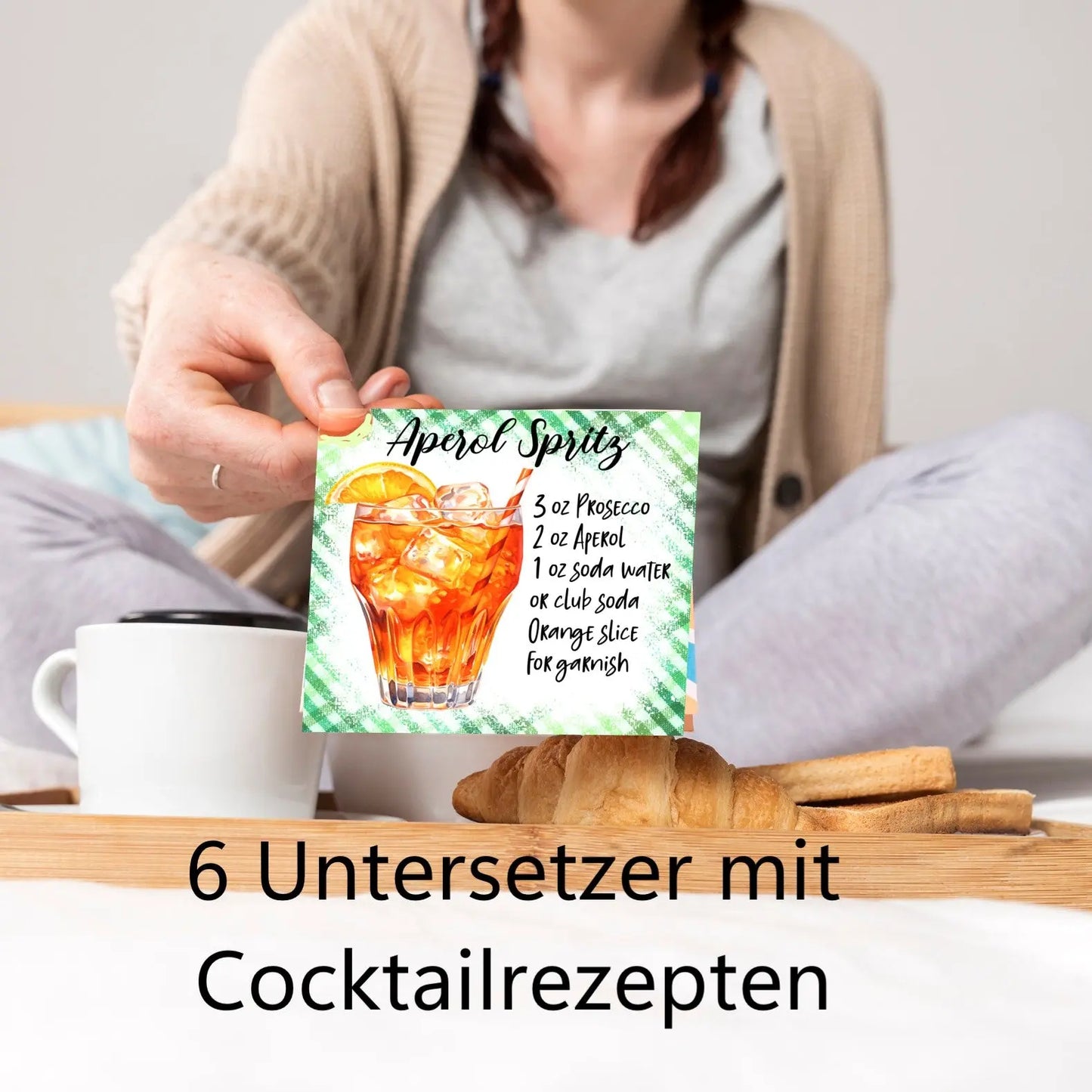 Untersetzer Bierdeckel mit Cocktailrezepten - Funny Bake