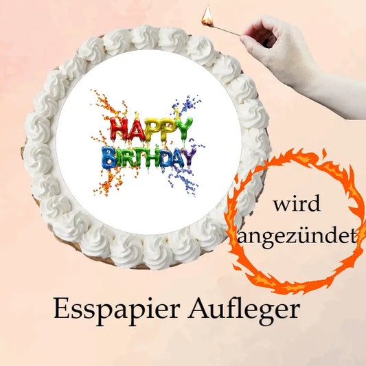 Burn-Away Tortenaufleger mit Wunschfoto Funnybake.de