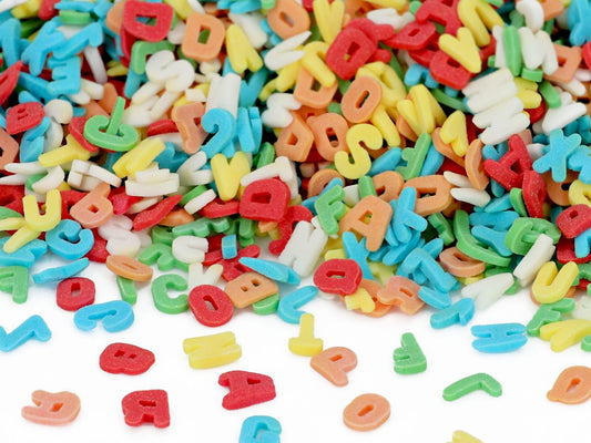 Zuckerdeko Buchstaben ABC 80g