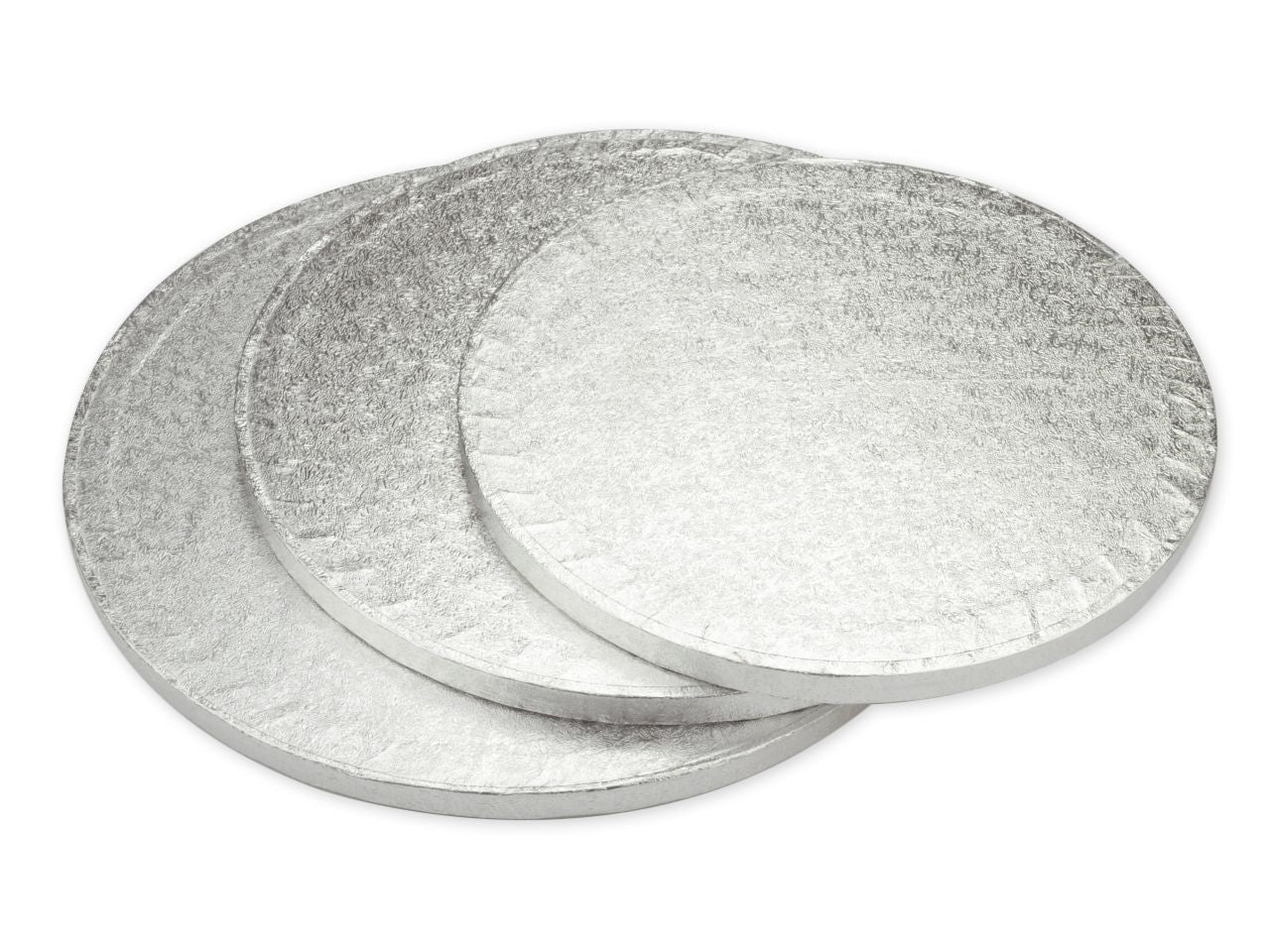 Cakeboard rund 33cm silber