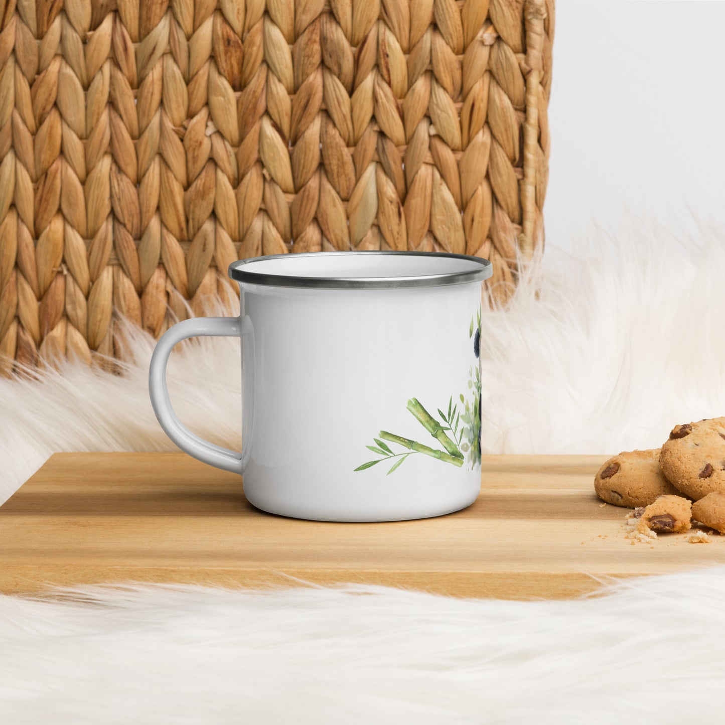 Panda Tasse Emaille