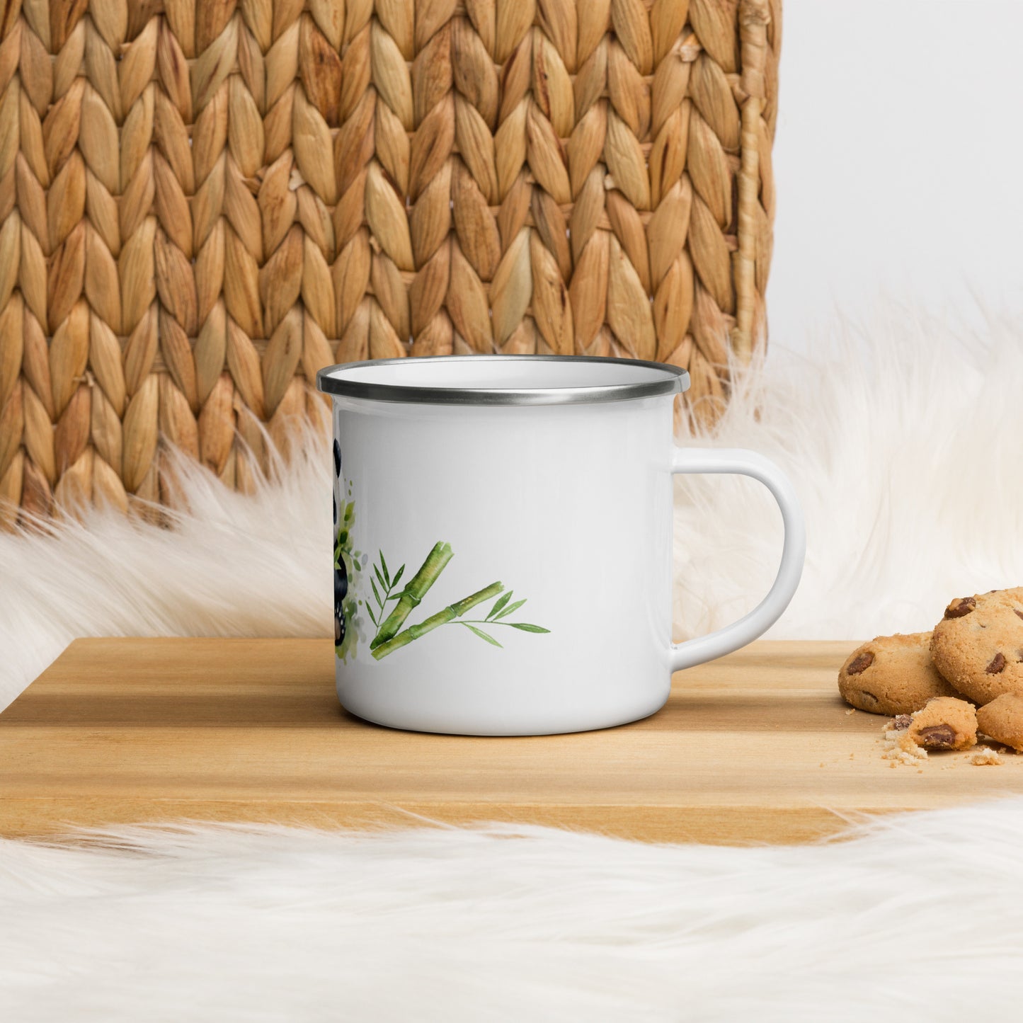 Panda Tasse Emaille