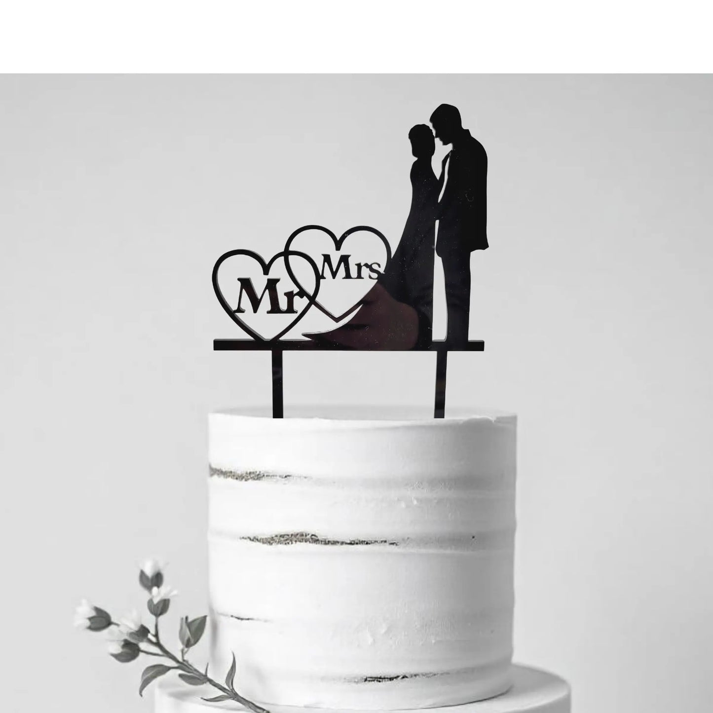 MR &MRS Hochzeit Brautpaar & Herzen - Funny Bake