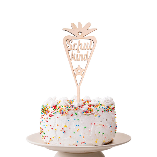 Tortenstecker Schultüte Schulkind