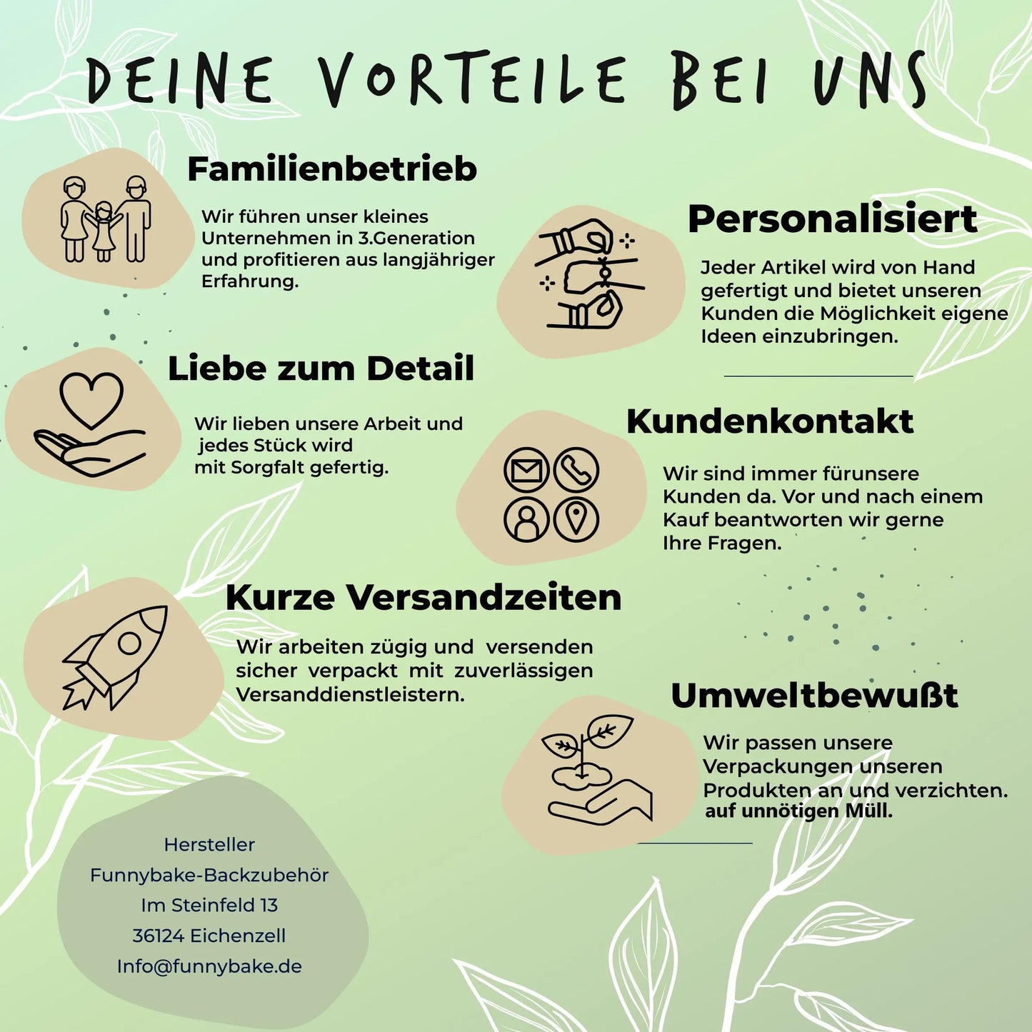 Jumbo Büroklammer aus Acryl - verschiedene Muster - Funny Bake