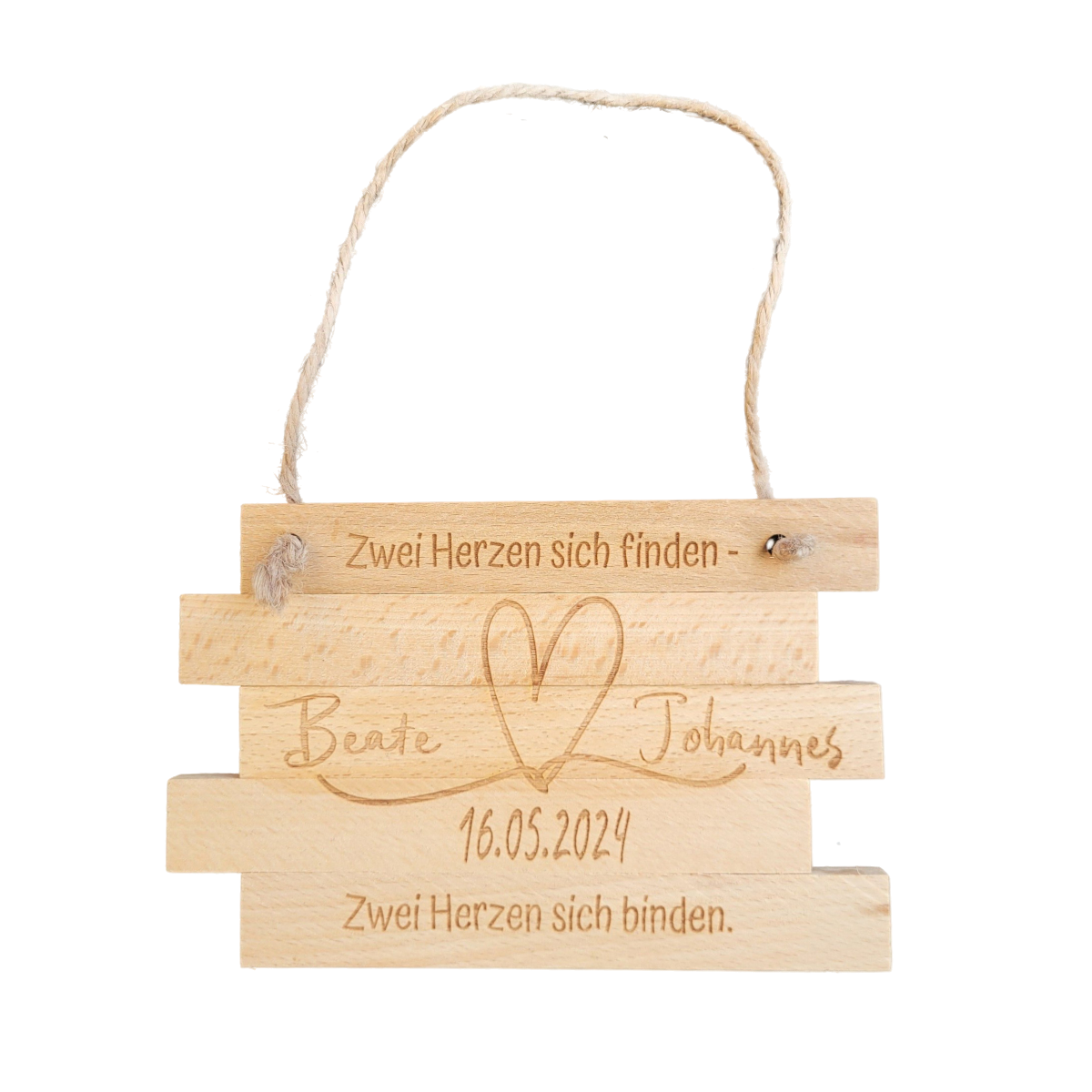 Dekoanhänger Türschild Hochzeit